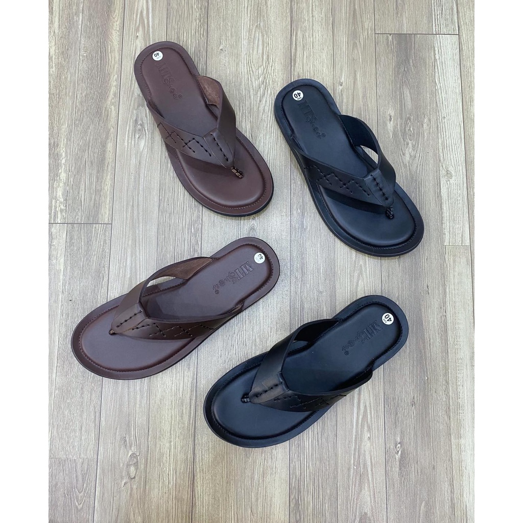 [shop giay minh thu] Dép kẹp nam quai dập lỗ MT75