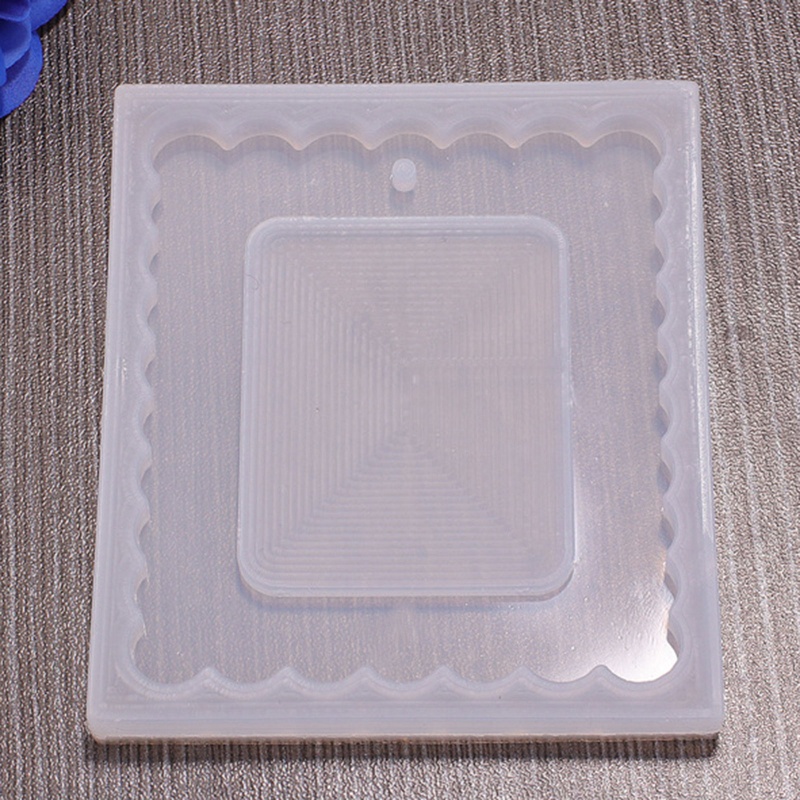 Khuôn Silicone Hình Chữ Nhật Làm Trang Sức Resin Epoxy