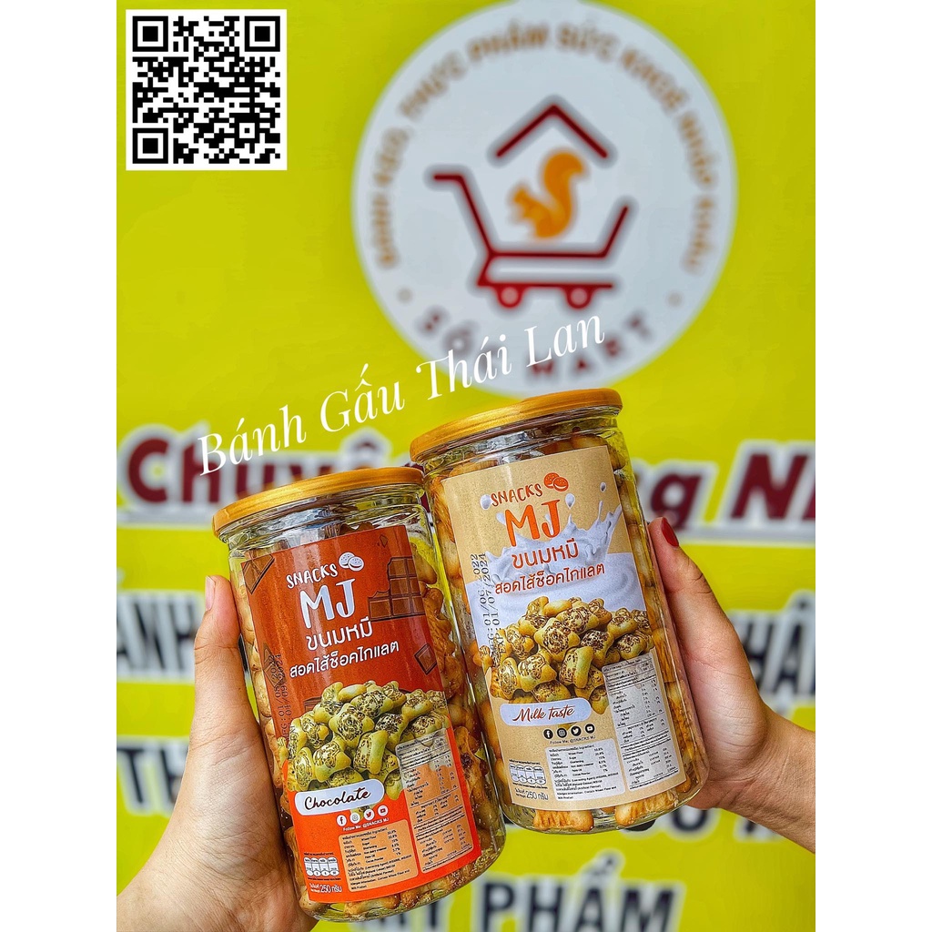 🐻 1 Hộp Bánh Gấu Thái Lan 🐻⚡ CHUẨN HÀNG THÁI⚡ Có vị ngon khó tả, khó cưỡng lại.