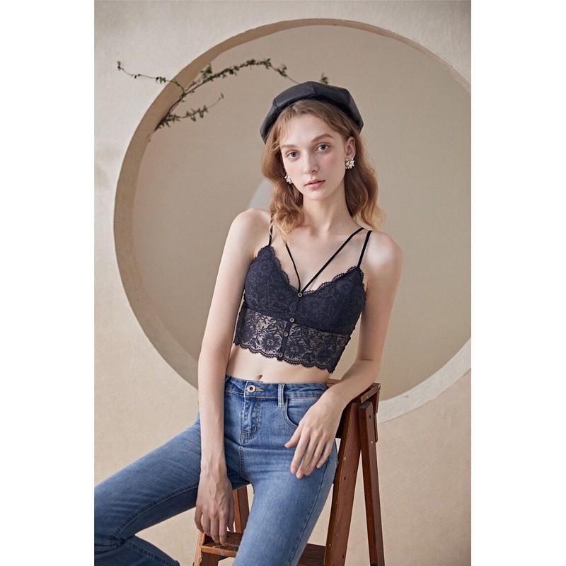Áo Ngực Bra Ren Có Khuy Cài Siêu Quyến Rũ 2404