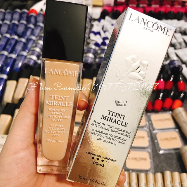 Kem nền Lancome Teint Miracle tester 30ml có box
