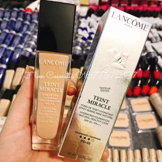 Kem nền Lancome Teint Miracle tester 30ml có box