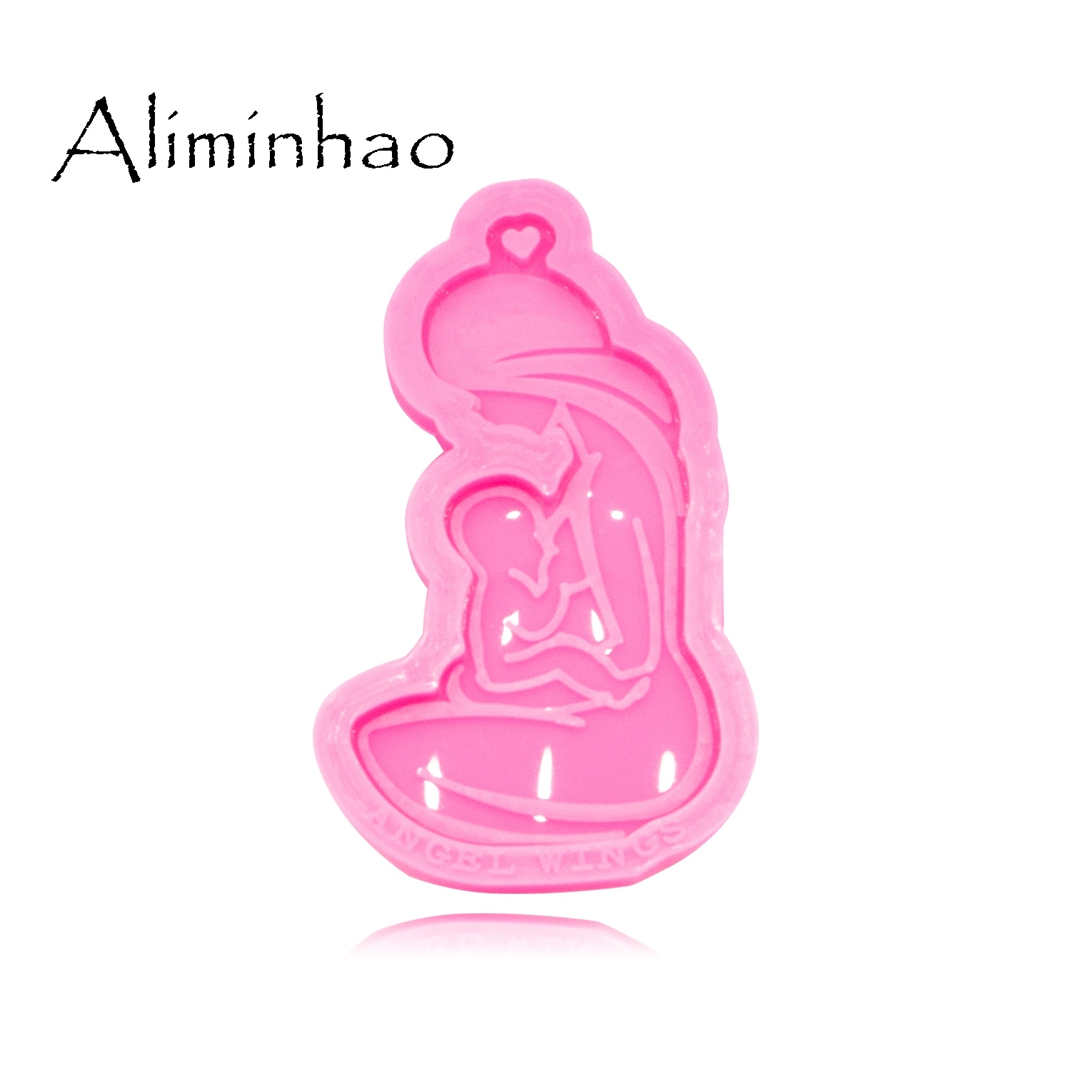 Khuôn Silicone Làm Đồ Trang Sức Hình Em Bé Đáng Yêu Dy0387