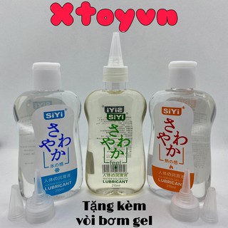 Gel Bôi Trơn SiYi Siêu Trơn 3 Loại - Gốc Nước 215ml