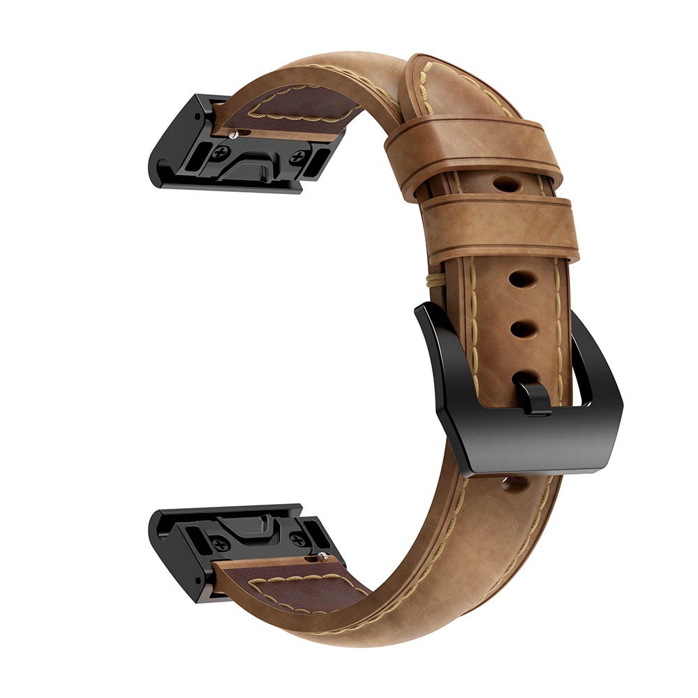 Dây đeo da 20/22/26mm cho đồng hồ đeo tay Garmin Fenix 5/5X/5S/3/3HR