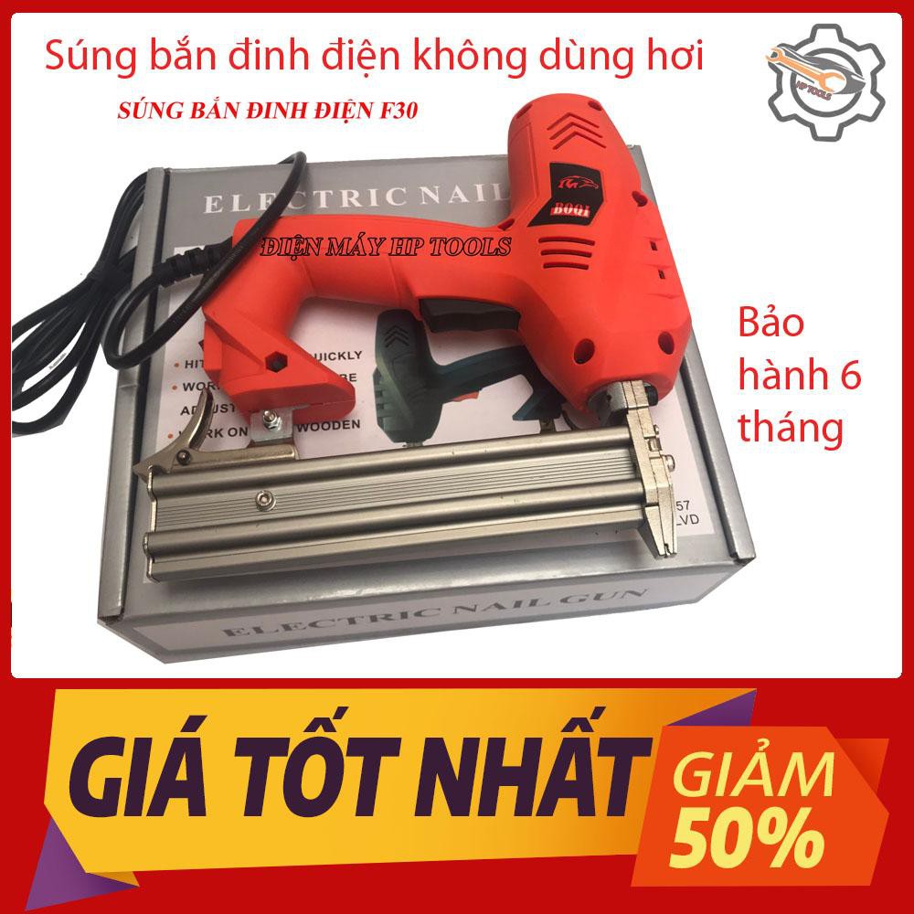 Máy bắn đinh gỗ F30 chạy điện 220V-Máy bắn đinh gim thẳng F30-