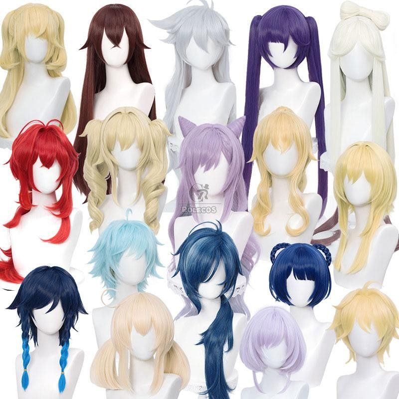 [ORDER] Wig/tóc giả Klee/Venti/Qiqi/Diluc/Hutao/Lumine/Kazuha/Noelle/Childe/Zhongli/Xiao/Ganyu-Gensh