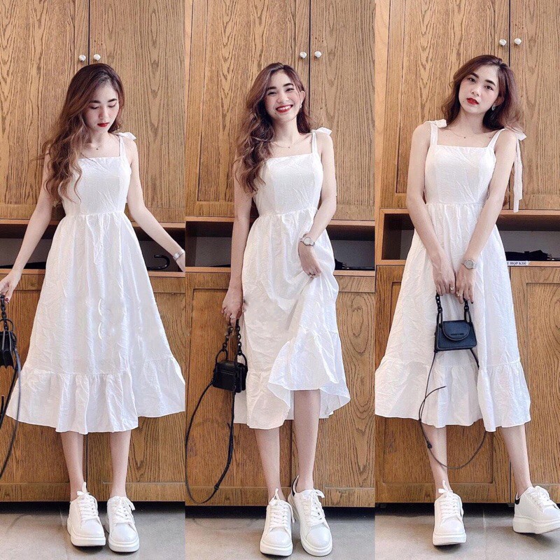 váy maxi 2 dây chỉ 100k