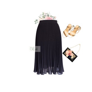Chân váy xếp ly Olioli Fashion (Dáng ngang gối)