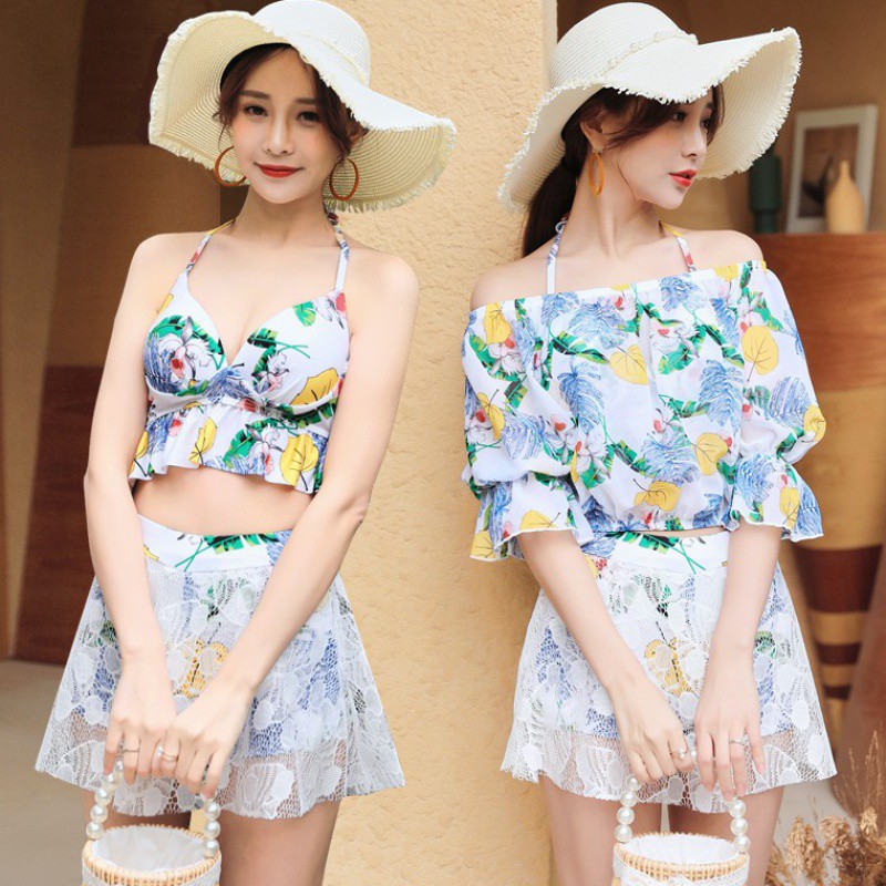 Đồ Bơi Nữ 3 Mảnh, Bikini Áo tắm 3 Chi Tiết 2020