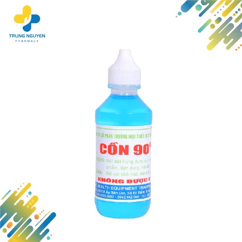 Cồn 90 Độ Vĩnh Phúc 60ml (Xanh)