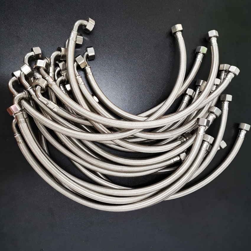 Dây cấp nước đầu cong 90 độ tiện dụng dễ lắp đặt
