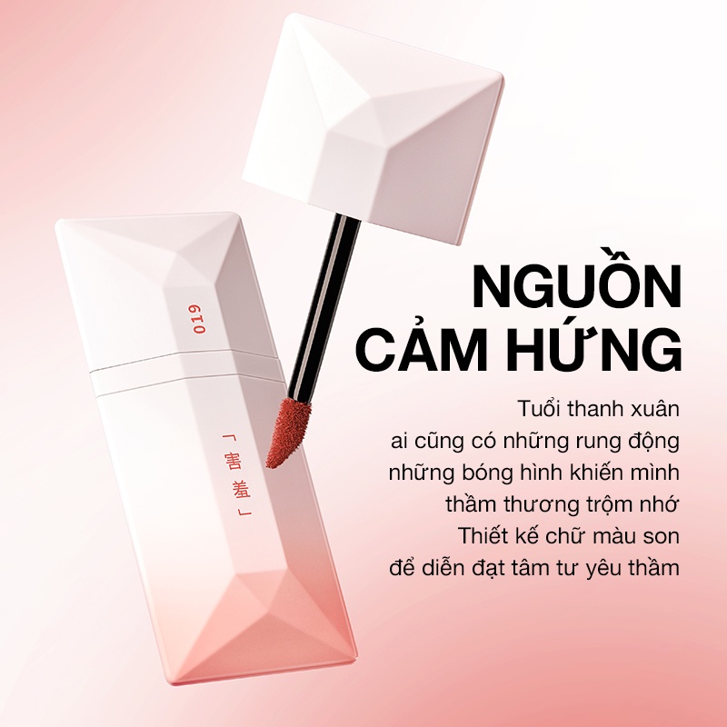 Son Kem Perfect Diary ReadMe Lip Sheer Velvet Chất Kem Nhung Lì Lâu Trôi Màu Sắc Tùy Chọn 4g