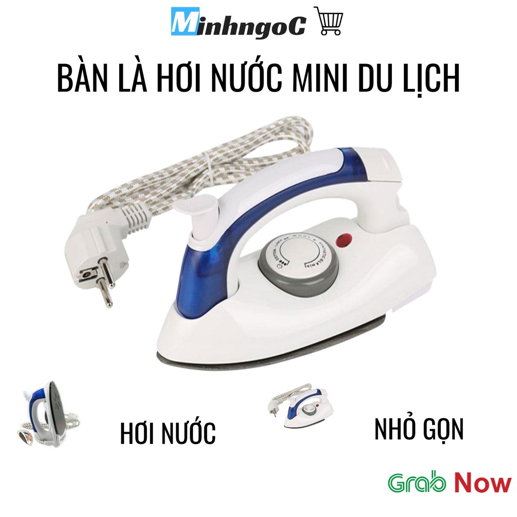 Bàn là hơi nước mini bằng điện gấp gọn tiện lợi mang đi du lịch  - Siêu Thị Minh Ngọc