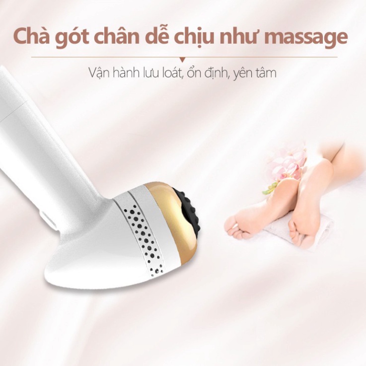 Máy Chà Gót Chân YB29 Mài Gót Chân Và Máy Tẩy Da Chết Chai Khô Tự Động Kèm Chức Năng Massage Hút Bụi Da Chết