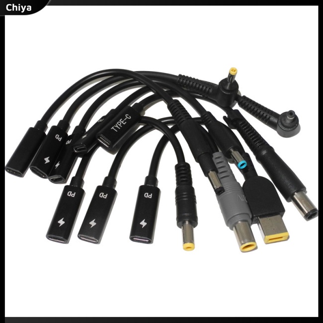 Đầu Chuyển Đổi USB 3.1 Type C Sang DC 7.9 * 5.0mm 4.0 * 1.35 5.5 * 2.5 2.1 Chuyên Dụng Cho Lenovo PD