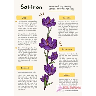 Nhụy hoa nghệ tây saffron