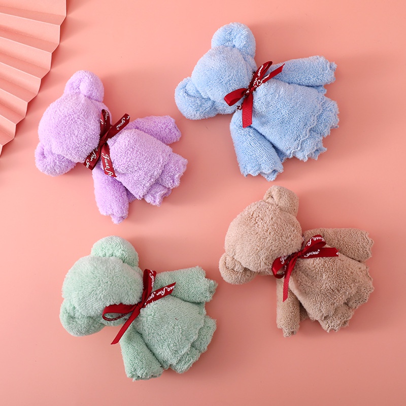 Khăn Quà Tặng Sinh Nhật / Đám Cưới Hình Chú Gấu Đáng Yêu