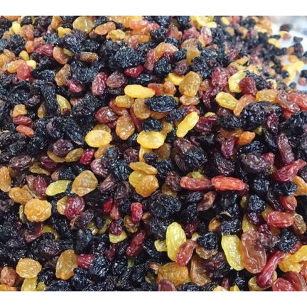 500g Nho khô Chile Mix 3 màu cực ngon - Jumbo zise