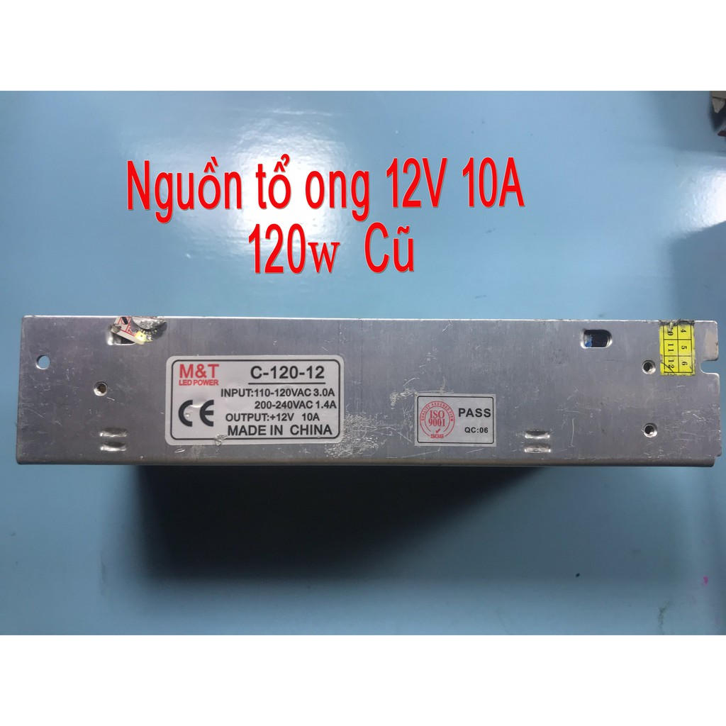 Nguồn tổ ong 12V 10A Cũ