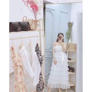 ĐẦM TẦNG DÁNG DÀI SANG CHẢNH
