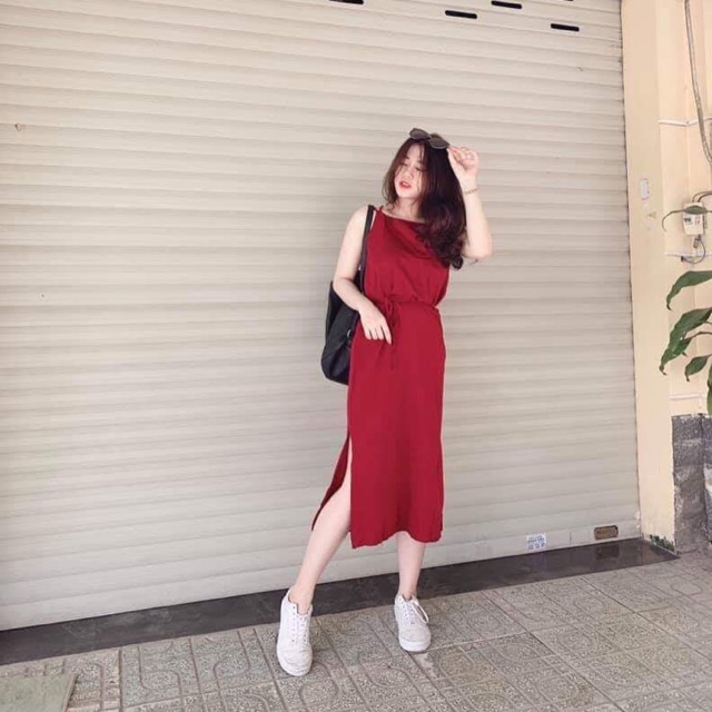 MAXI ĐAN DÂY CHÉO XẺ TÀ🌹