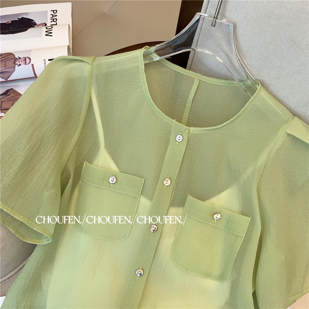 Bộ Áo Ngắn Tay + Quần Short Thời Trang Mùa Hè Phong Cách Mới Cho Nữ
