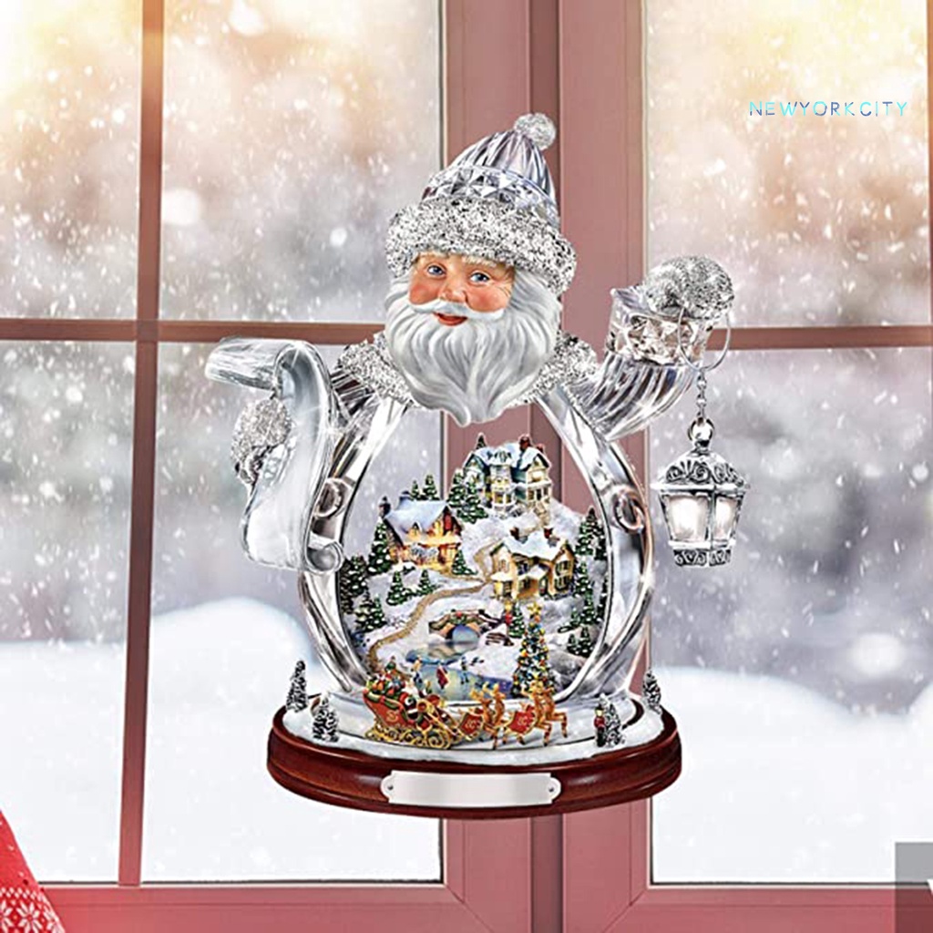 Sticker Dán Tường Chống Thấm Nước Họa Tiết Hộp Nhạc Giáng Sinh Bắt Mắt