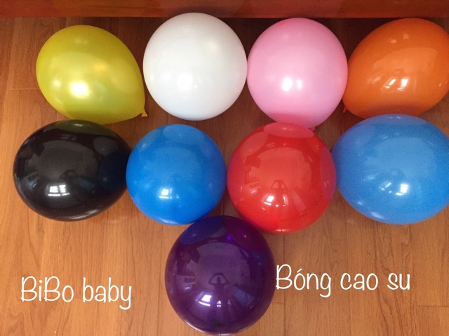 Bóng cao su thường 10inch  màu đậm, màu pastel trang trí sinh nhật- BiBo baby