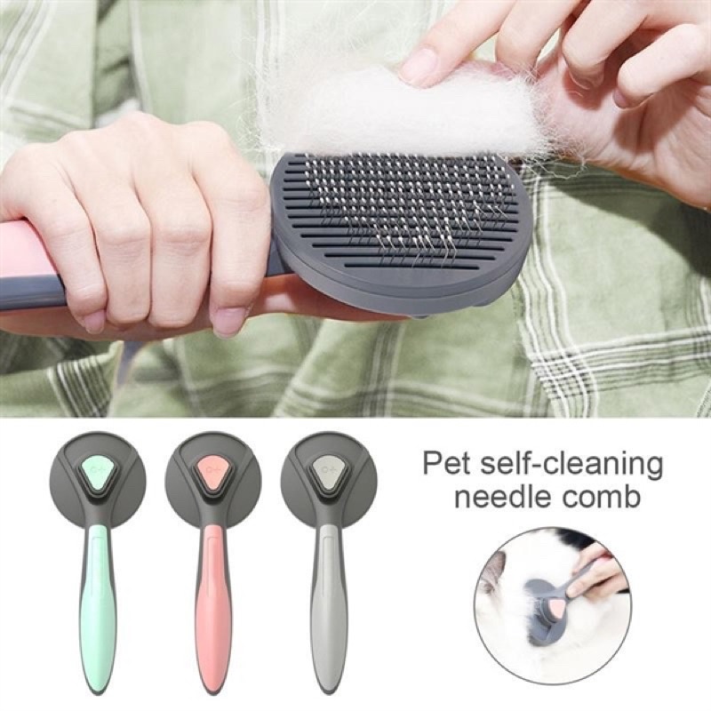 Lược Chải Đẩy Lông Cao Cấp PakeWay T9 Cho Chó Mèo - Xiuxiu Giang