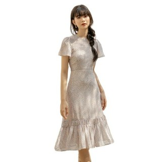 Olv - đầm iris fleur dress