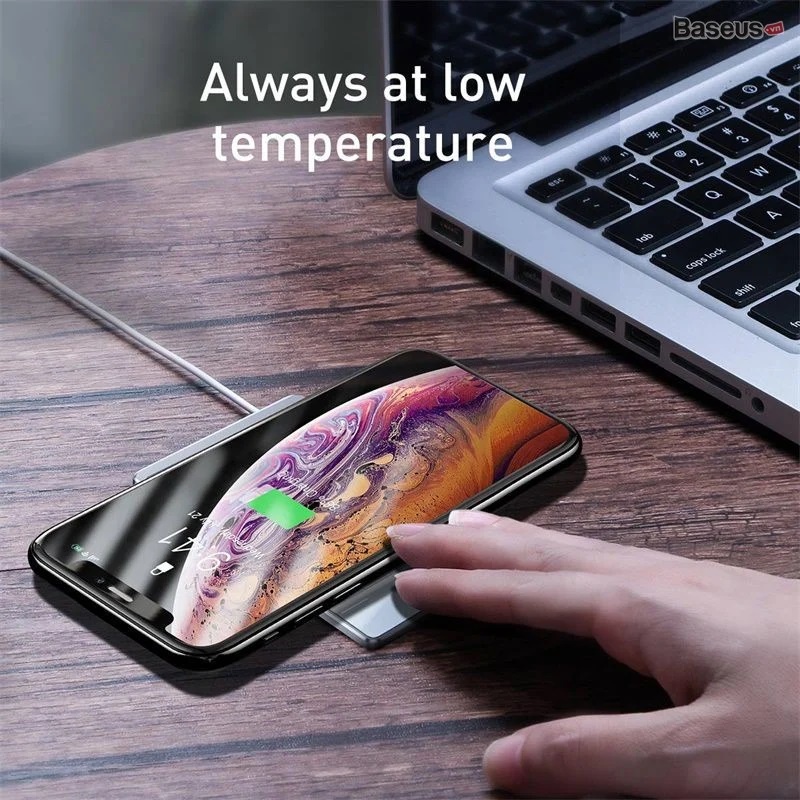 Đế sạc nhanh không dây 15W siêu mỏng Baseus Card Ultra-thin Wireless Charger - KLH