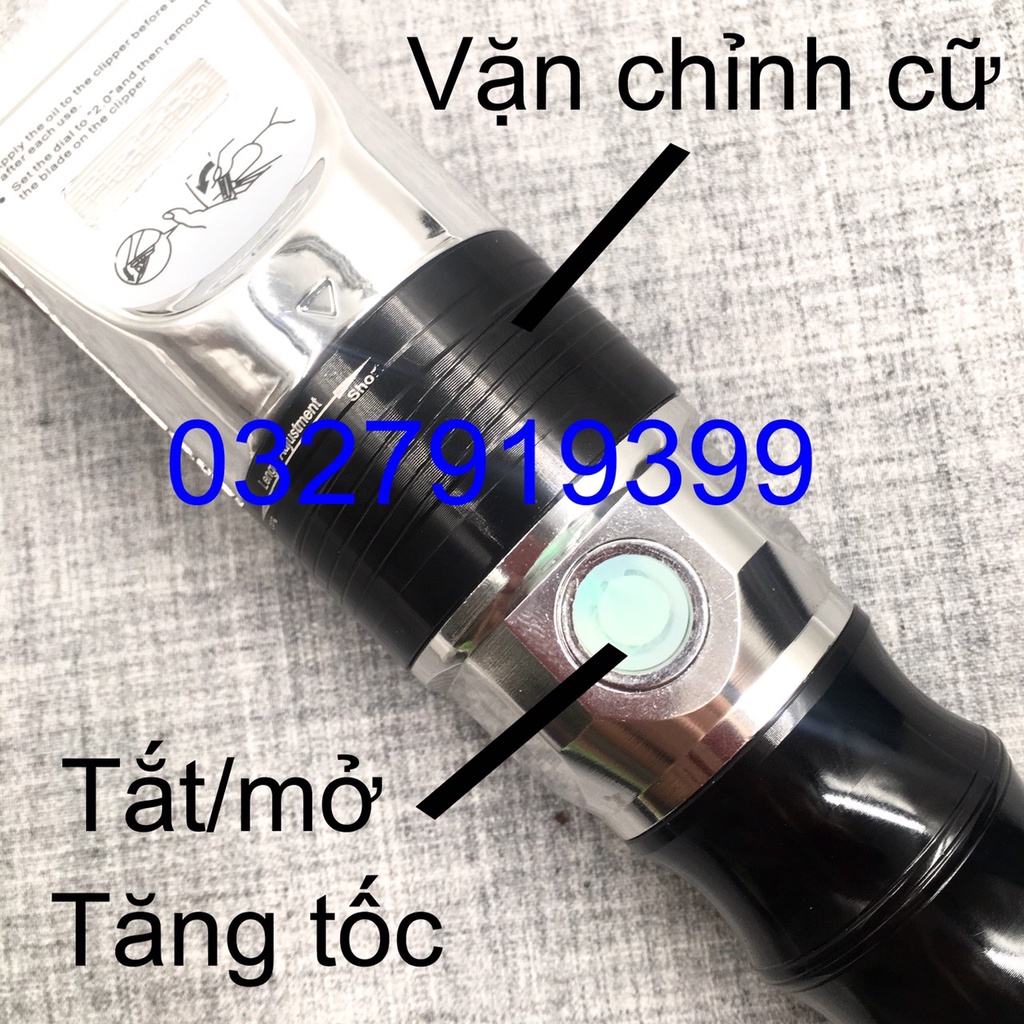 ✅freeship✅ Tông đơ cắt tóc cao cấp B60 - pin trâu 10h