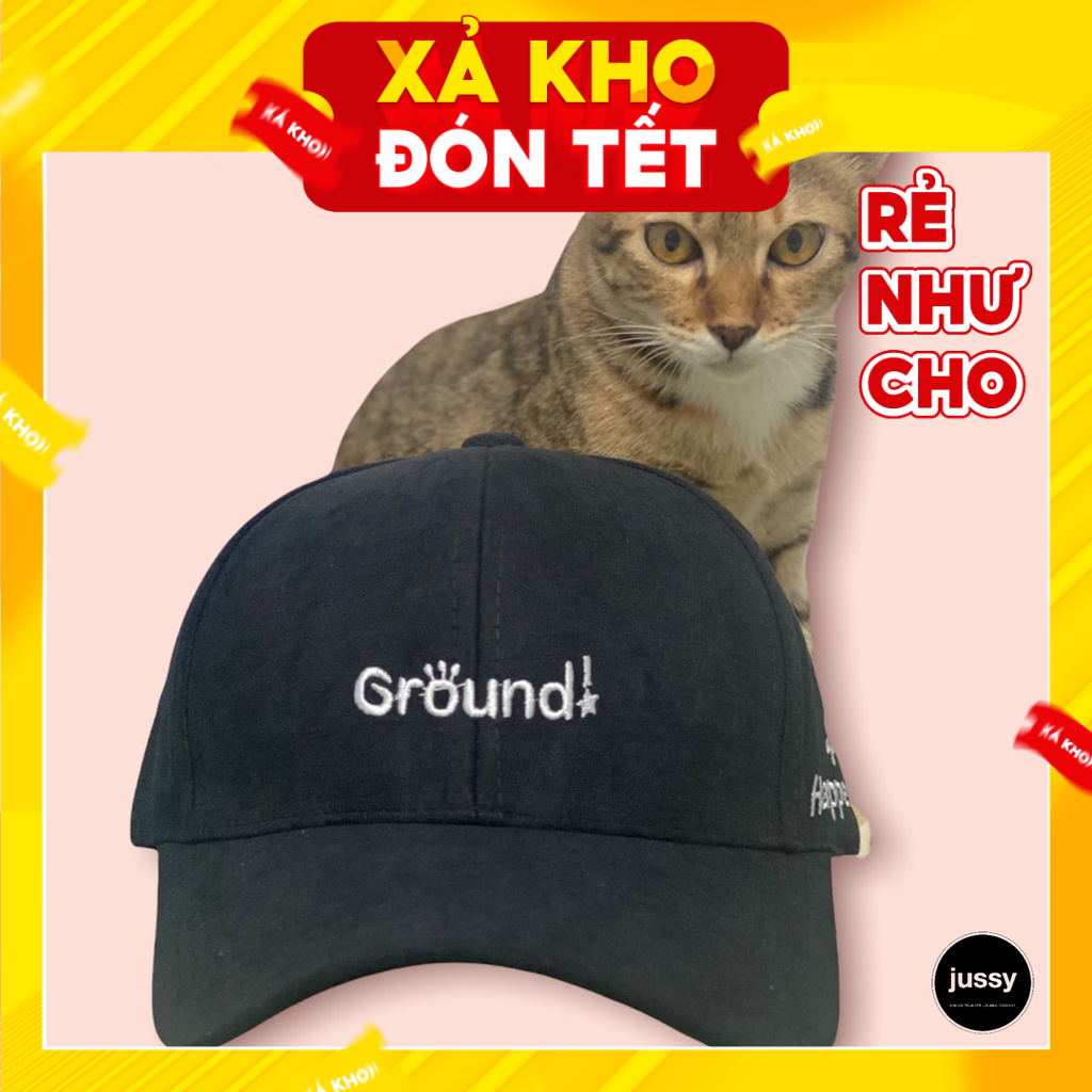 Mũ Lưỡi Trai Ground Nhung Chất Vải Dày Mịn Thoáng Mát Phong Cách Nón Lưỡi Trai Hàn Quốc Nhiều Màu Hot Trend