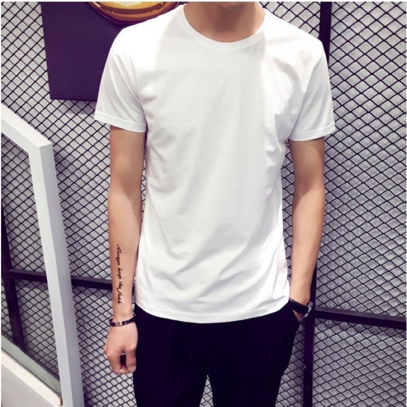 Áo Cọc Tay Nam Cổ Tròn Áo Thun Nam Đẹp Nhiều Màu-S005 | BigBuy360 - bigbuy360.vn