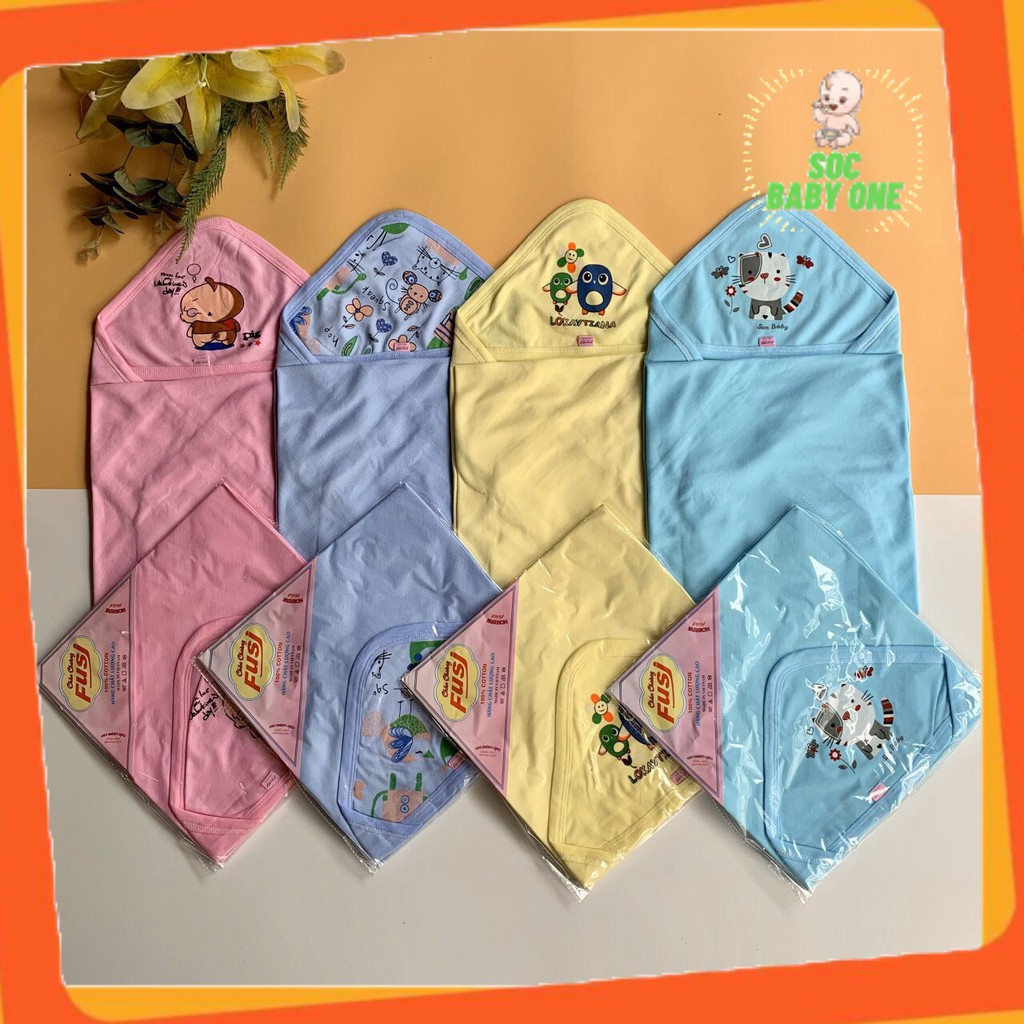 Ủ kén cho bé sơ sinh mùa hè vải cotton