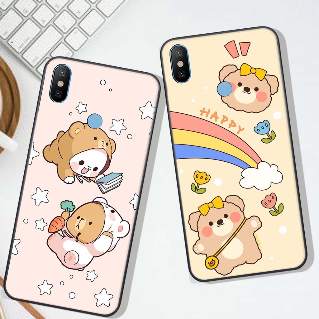 Ốp lưng Xiaomi REDMI 6X / MI A2  in hình Gấu xinh xắn, Bò sữa đáng yêu,  ĐẸP -  RẺ - XINH - ĐỘC ĐÁO