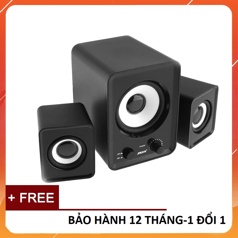 [Bass Cực Mạnh] Bộ 3 Loa Vi Tính PC Cao Cấp 2.1 - Loa vi tính Âm Bass Echo Hay - Nhỏ Gọn