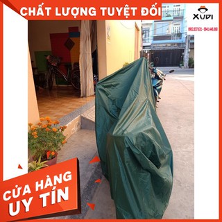Bạt trùm xe máy vải dù loại siêu dày chất lượng cao, chống mưa chống nắng xe máy, có túi đựng bạt trùm, hàng Việt Nam