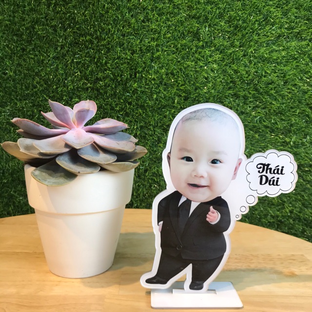 Stander in theo yêu cầu_ Tượng đứng chibi các bé_ Quà ý nghĩa cho con yêu dịp thôi nôi, sinh nhật