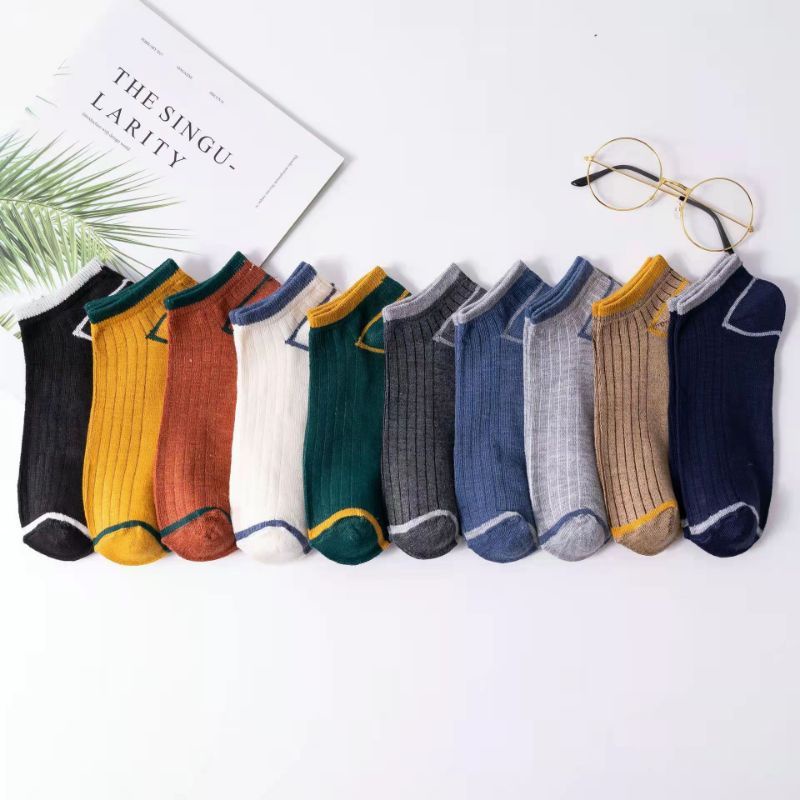 Tất cổ ngắn Unisex cao cấp nhiều màu sắc