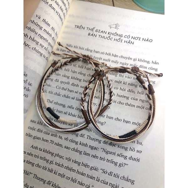 Set vòng tết tone coffee white