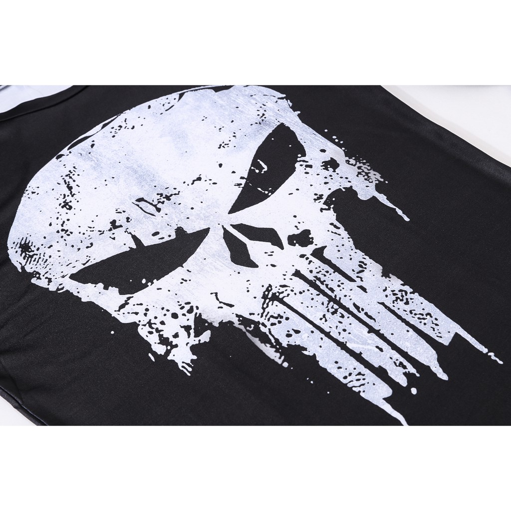 New Compression exercise training fitness men long sleeve tights Punisher Skull T shirt 3D printed T-shirt | BigBuy360 - bigbuy360.vn