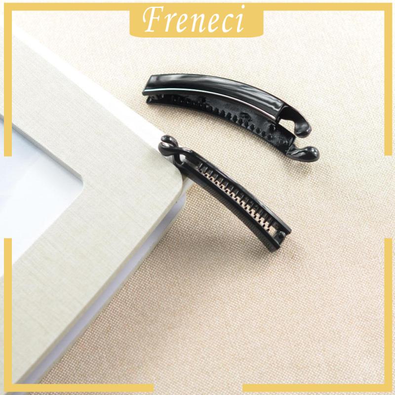10 Cái 8cm 10cm Kẹp Trơn Chuối Đuôi Ngựa Lược Kẹp Tóc Đen
