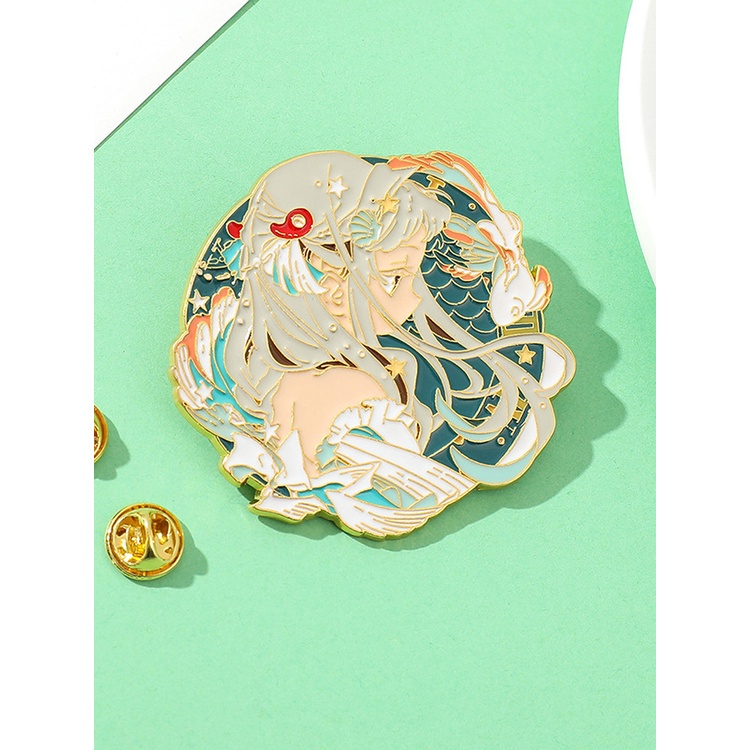 Tmdbyx Ghim cài áo hình nhân vật hoạt hình Hanako-kun thời trang