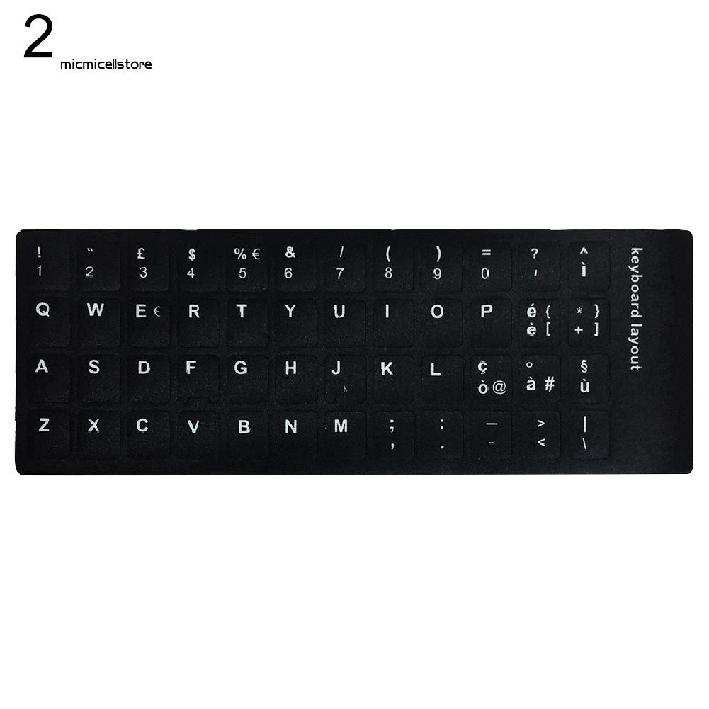 Sticker dán bàn phím máy tính nhiều ngôn ngữ đa dạng | BigBuy360 - bigbuy360.vn