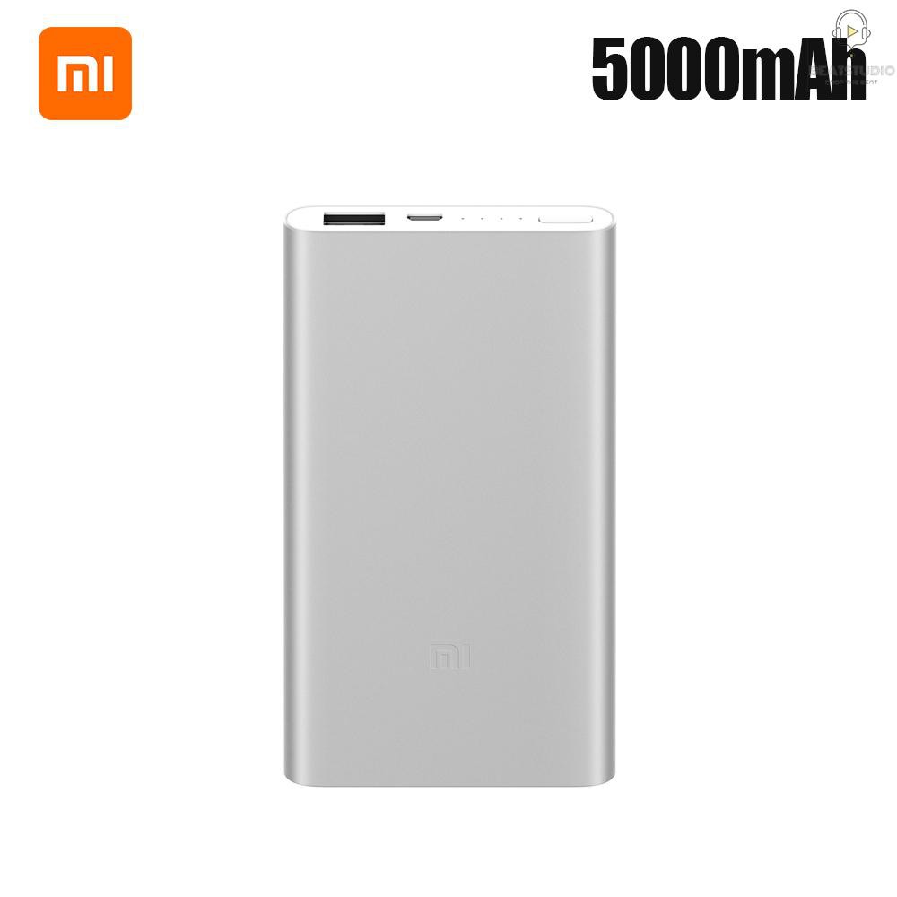 Ốp Lưng Kim Loại Sạc Dự Phòng Xiaomi Power Bank 2 5000mah Cho Iphone 11 Pro Samsung