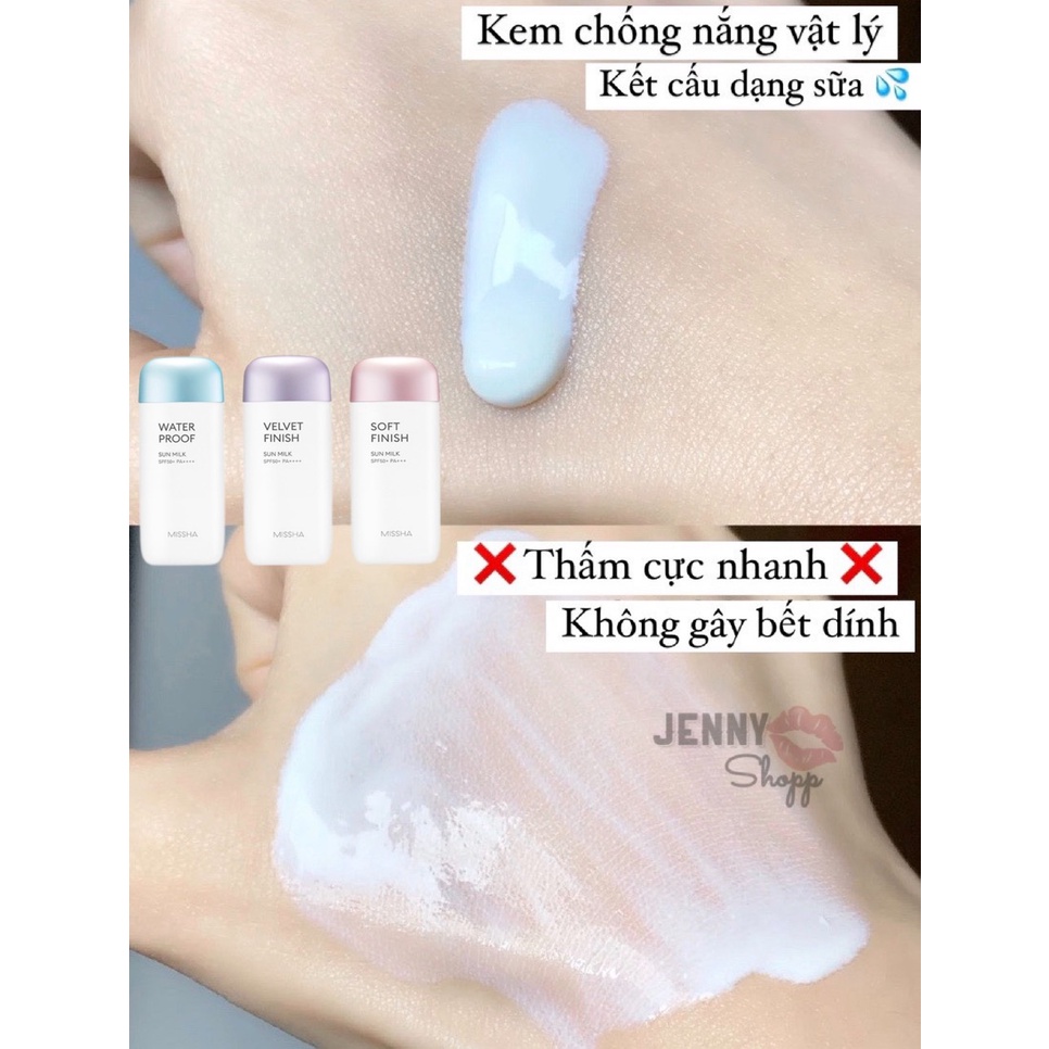 Kem Chống Nắng Dạng Sữa Missha Sun Milk SPF50+/PA+++ 70ml