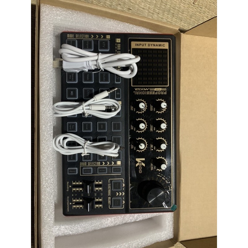 Sound card k300 có bluetooth auto tune hỗ trợ các mic thu âm livestrea-hát Bigo, Tik Tok, Facebook