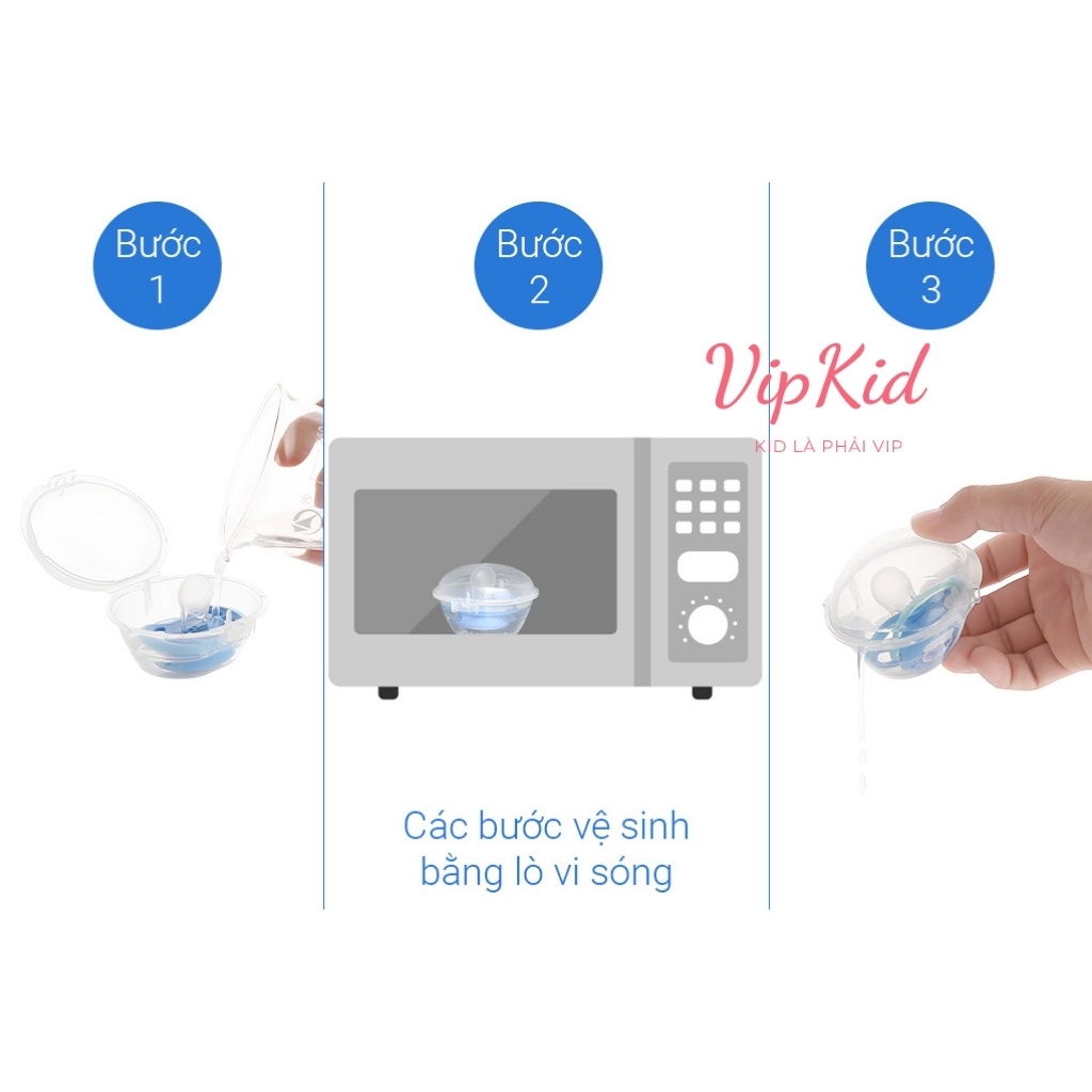 Ti giả Avent Ultra Air chỉnh nha chống vẩu, núm ti giả cho bé chính hãng Philips Avent - Vipkid